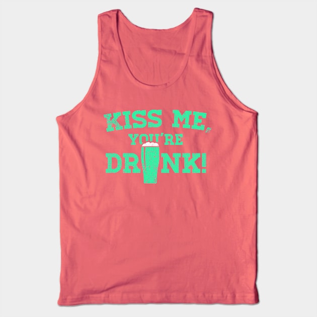 Kiss Me, You're Drunk! Tank Top by APSketches